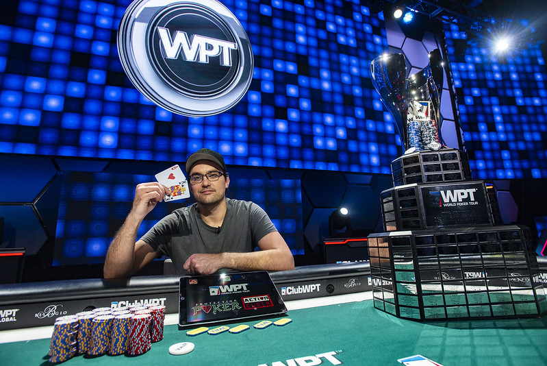 Taylor Black was all smiles after winning the WPT Five Diamond World Poker Classic. (Joe Giron photo)