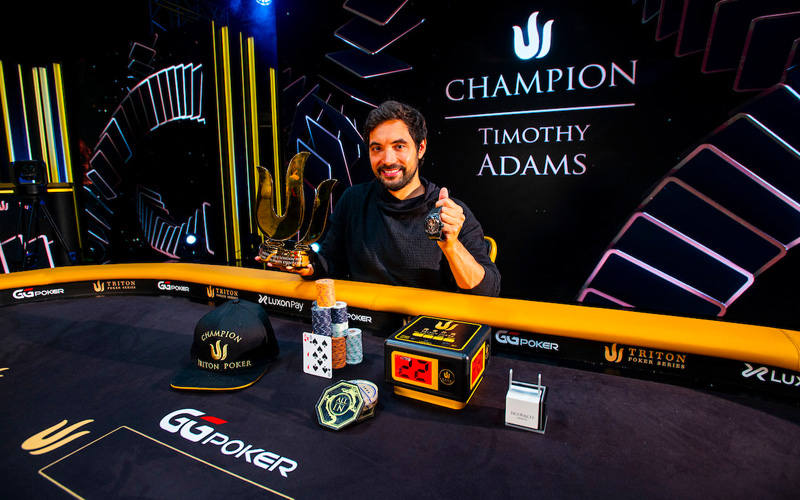 Timothy Adams Wins 2023 Triton London Main Event for 4.1 Million